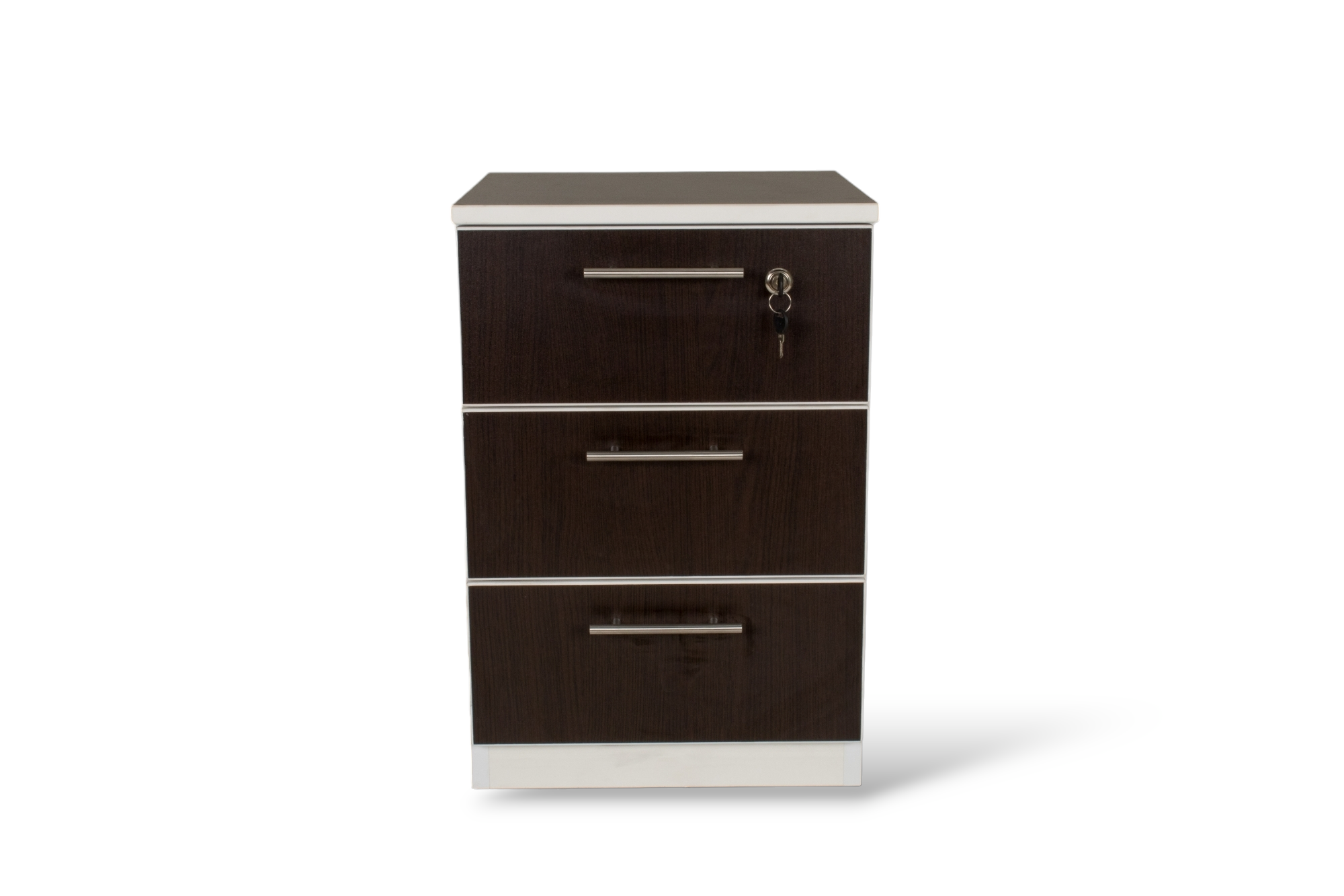 VELADOR MODERNO - 3 CAJONES+ CERRADURA - COLOR WENGUE - Imagen 4