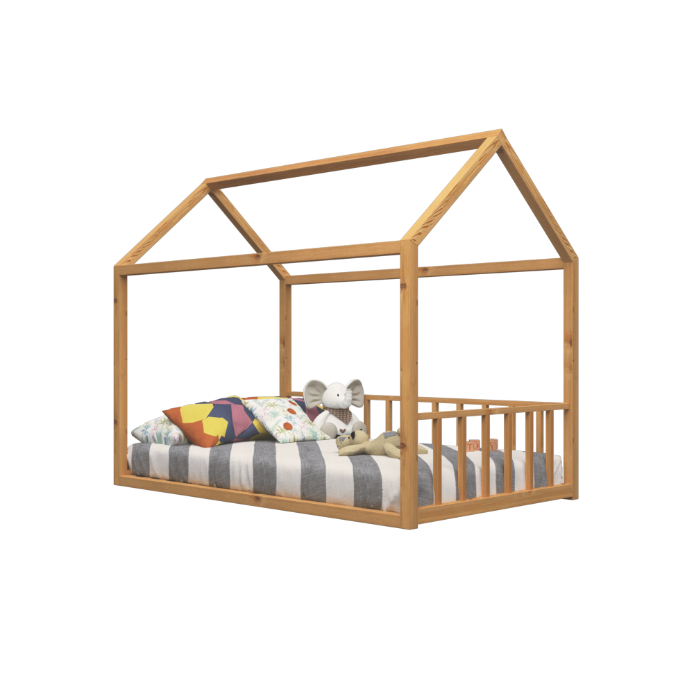 CAMA MONTESSORI EVOLUTIVA EN FORMA DE CASA - Imagen 2