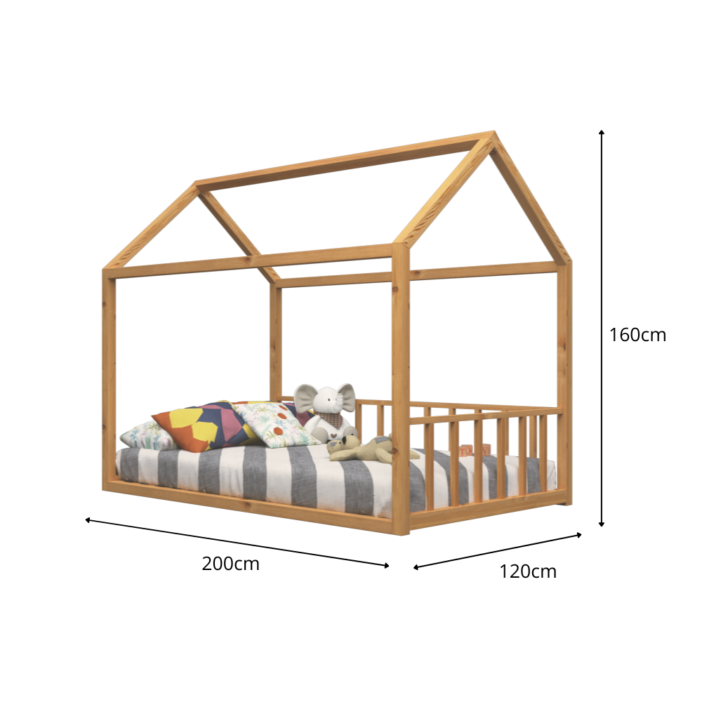 CAMA MONTESSORI EVOLUTIVA EN FORMA DE CASA - Imagen 5