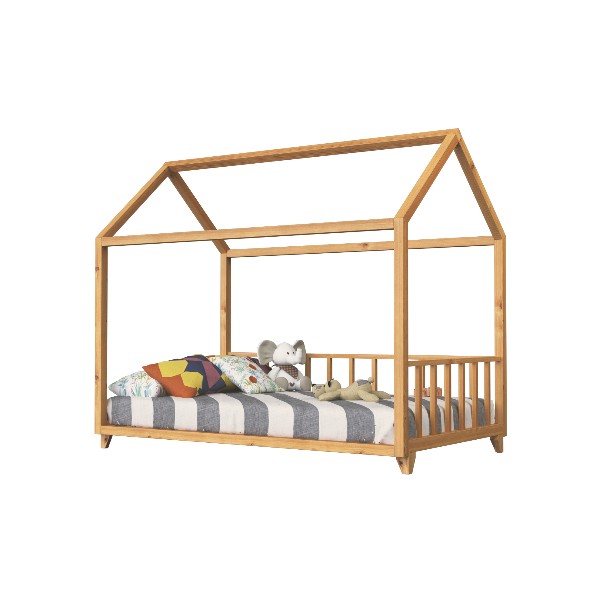 CAMA MONTESSORI EVOLUTIVA EN FORMA DE CASA - Imagen 6