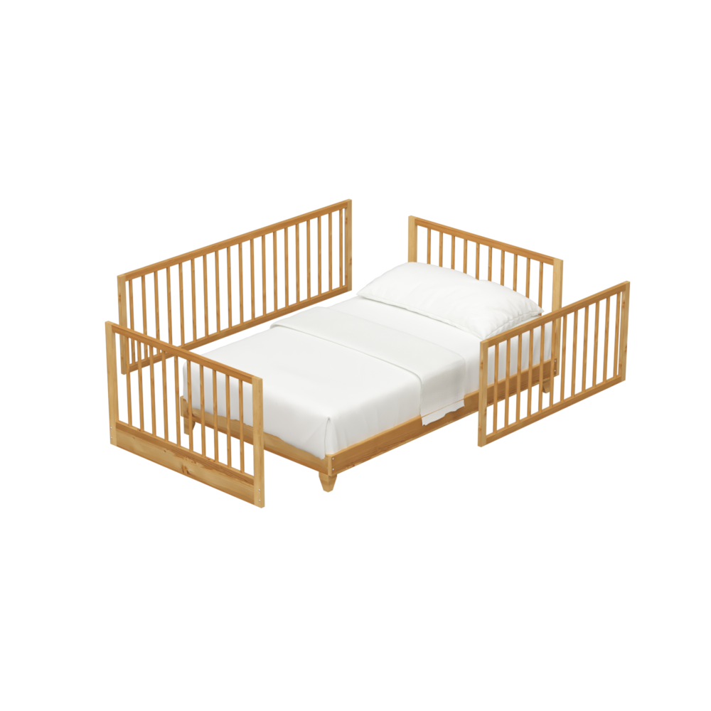 CAMA MONTESSORI EVOLUTIVA DESARMABLE + PATAS - Imagen 2