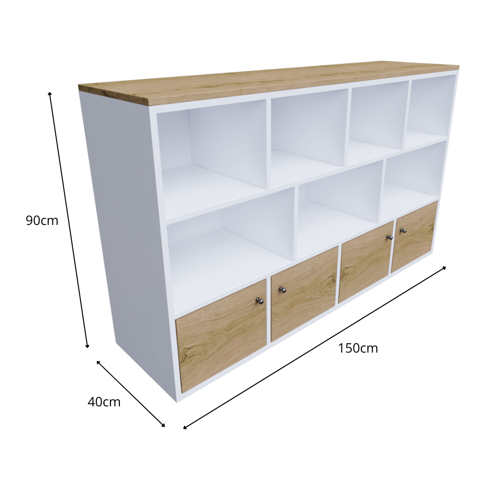 ORGANIZADOR DE JUGUETES VINTAGE + 4 PUERTAS - Imagen 2