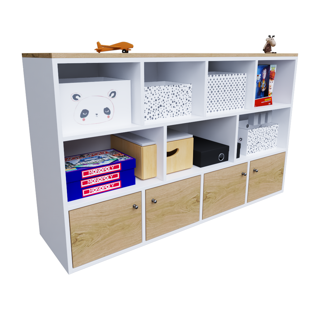 ORGANIZADOR DE JUGUETES VINTAGE + 4 PUERTAS - Imagen 3