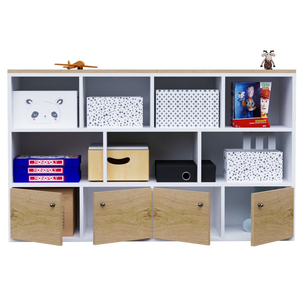 ORGANIZADOR DE JUGUETES VINTAGE + 4 PUERTAS - Imagen 4