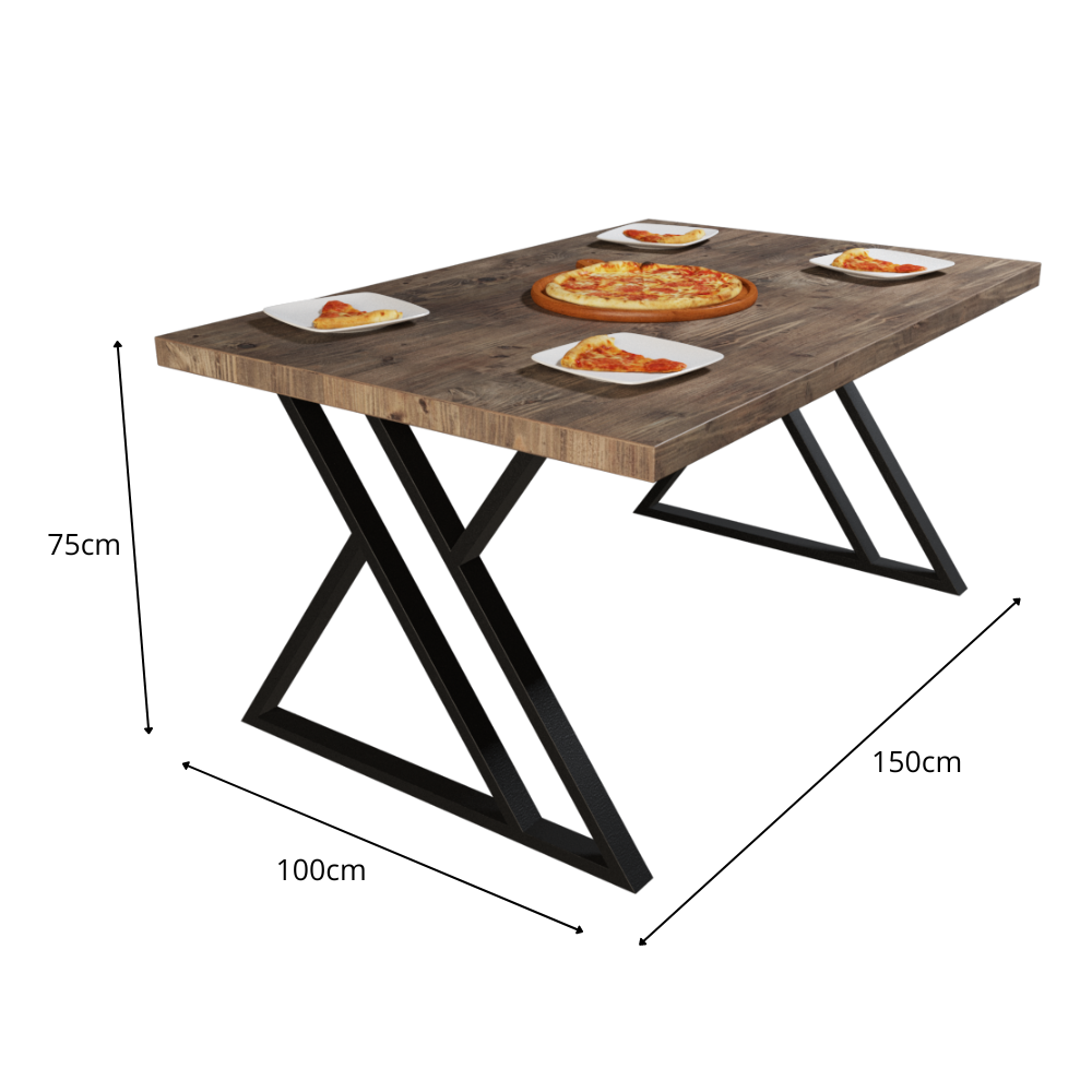 MESA TARUKA + ESTRUCTURA CON ACABADO AL HORNO - Imagen 4