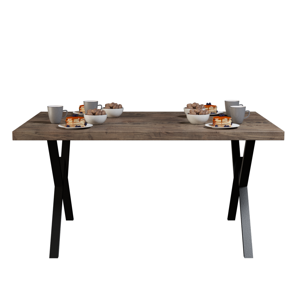 MESA ANKA + ESTRUCTURA CON ACABADO AL HORNO - Imagen 3