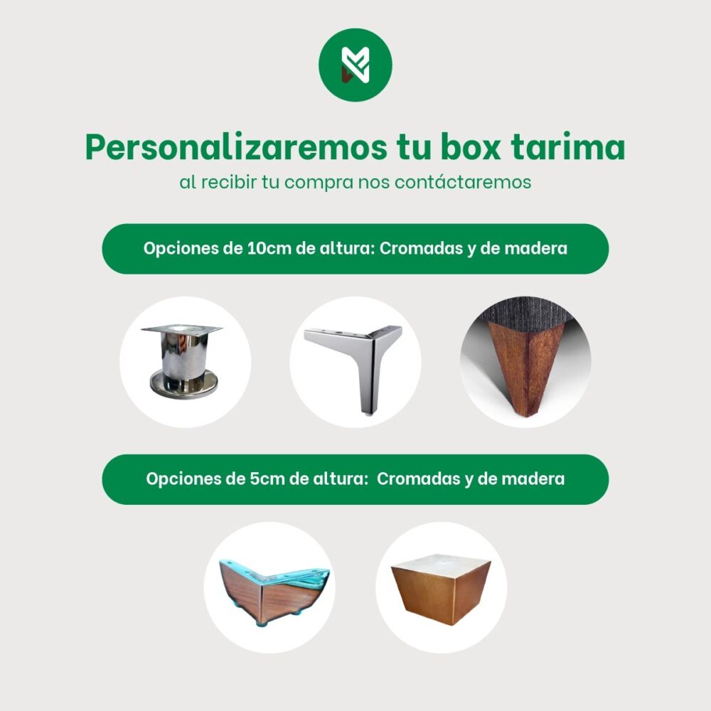 Combo: Cama tapizada Varsovia + Colchon Paraiso - Imagen 3