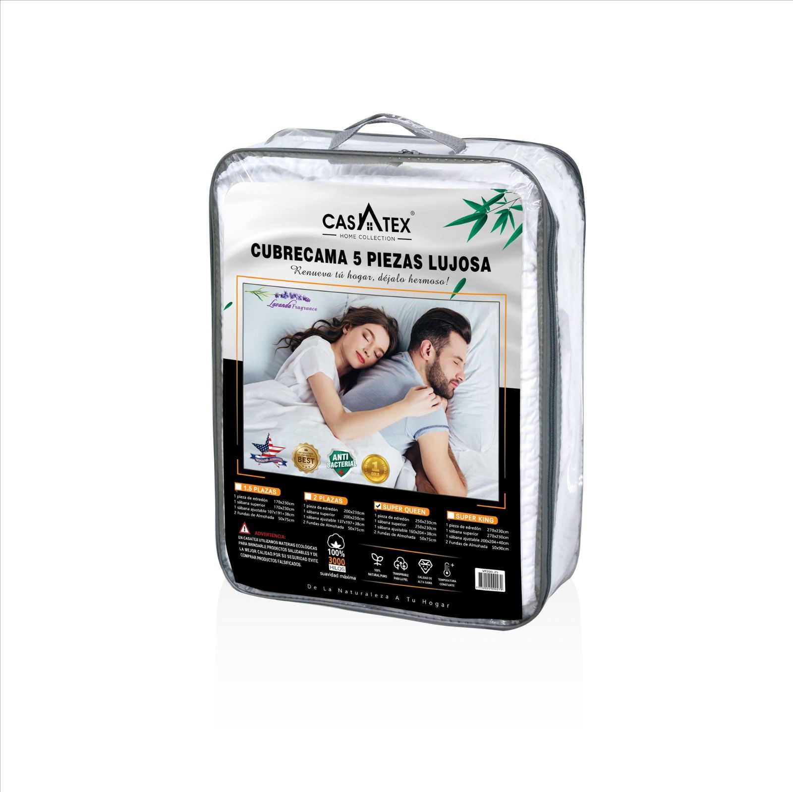 Cubrecama Sherpa +  Set Sábanas Queen - GRIS OSCURO - Imagen 3