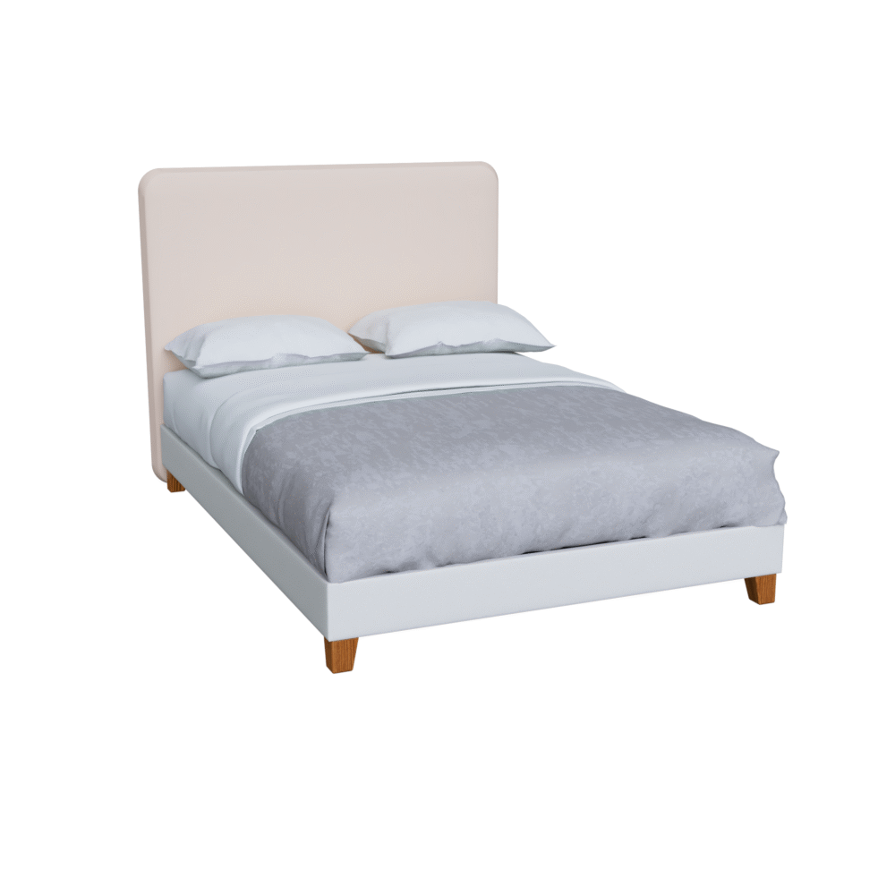 Cama tapizada Leo + Cabecera (Tela Antifluido) - Imagen 2