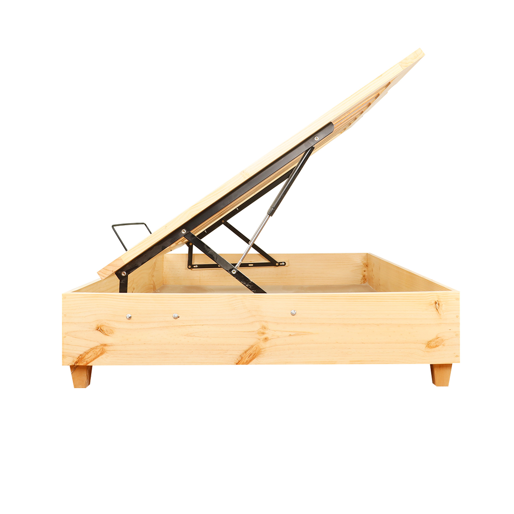 Tarima Fija Ancha + Sistema Espacio de Pino de 2 plazas