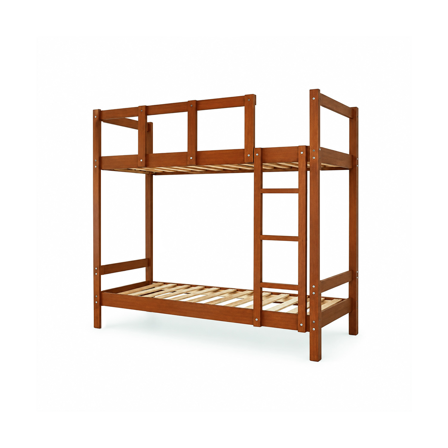 Camarote 1.5 plazas de Madera Capirona + Acabado Laqueado + Teñido Cedro