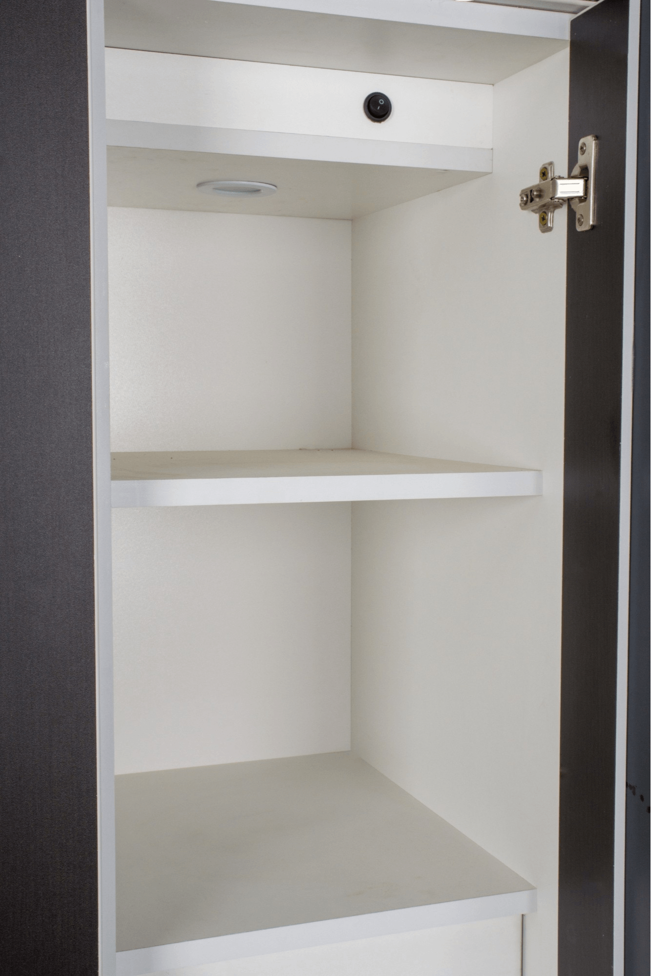 ROPERO 110cm - 4 PUERTAS - CAJA DE SEGURIDAD + LUCES LED - COLOR WENGUE - Imagen 6