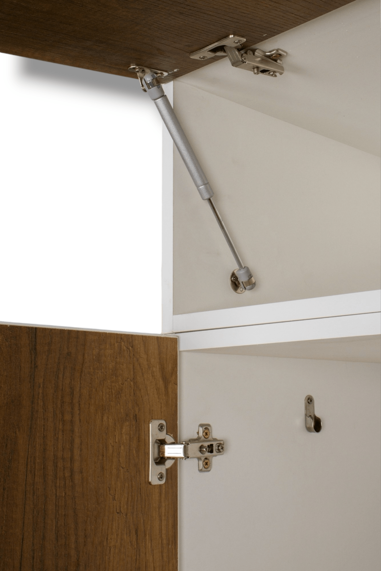 ROPERO 110cm - 4 PUERTAS + LUCES LED - COLOR PIGNETTO - ARMADO - Imagen 4
