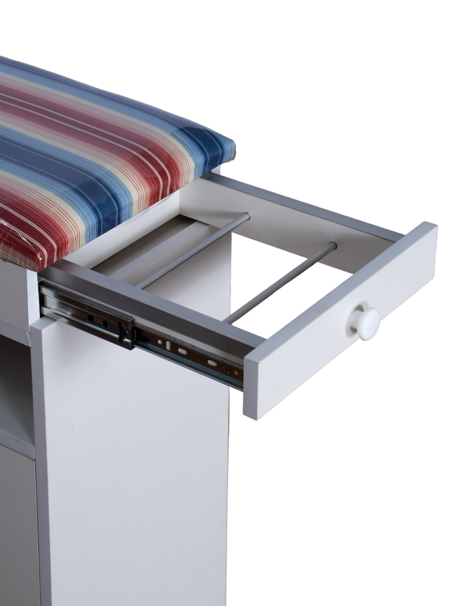 MUEBLE PLANCHADOR MOVIBLE 61CM - COLOR BLANCO - Imagen 5