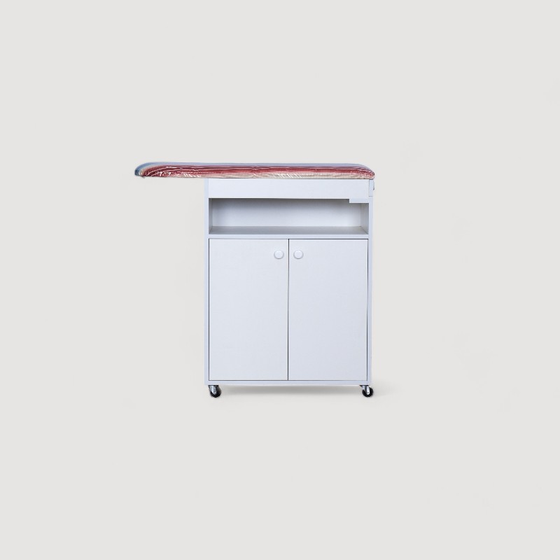 MUEBLE PLANCHADOR MOVIBLE 61CM - COLOR BLANCO