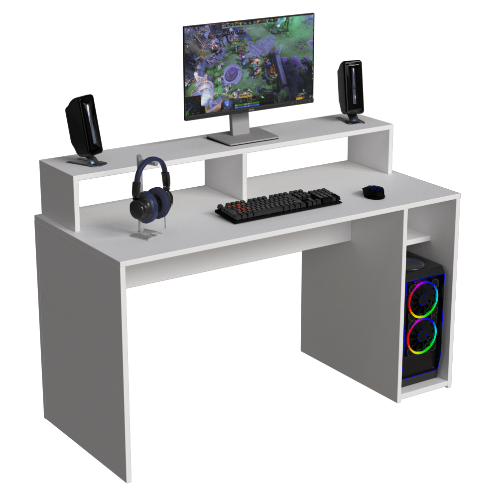 ESCRITORIO GAMER CON ELEVADOR DE MONITOR - Imagen 2