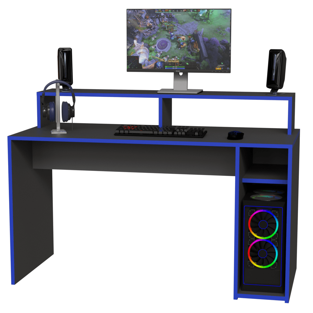 ESCRITORIO GAMER CON ELEVADOR DE MONITOR - Imagen 4