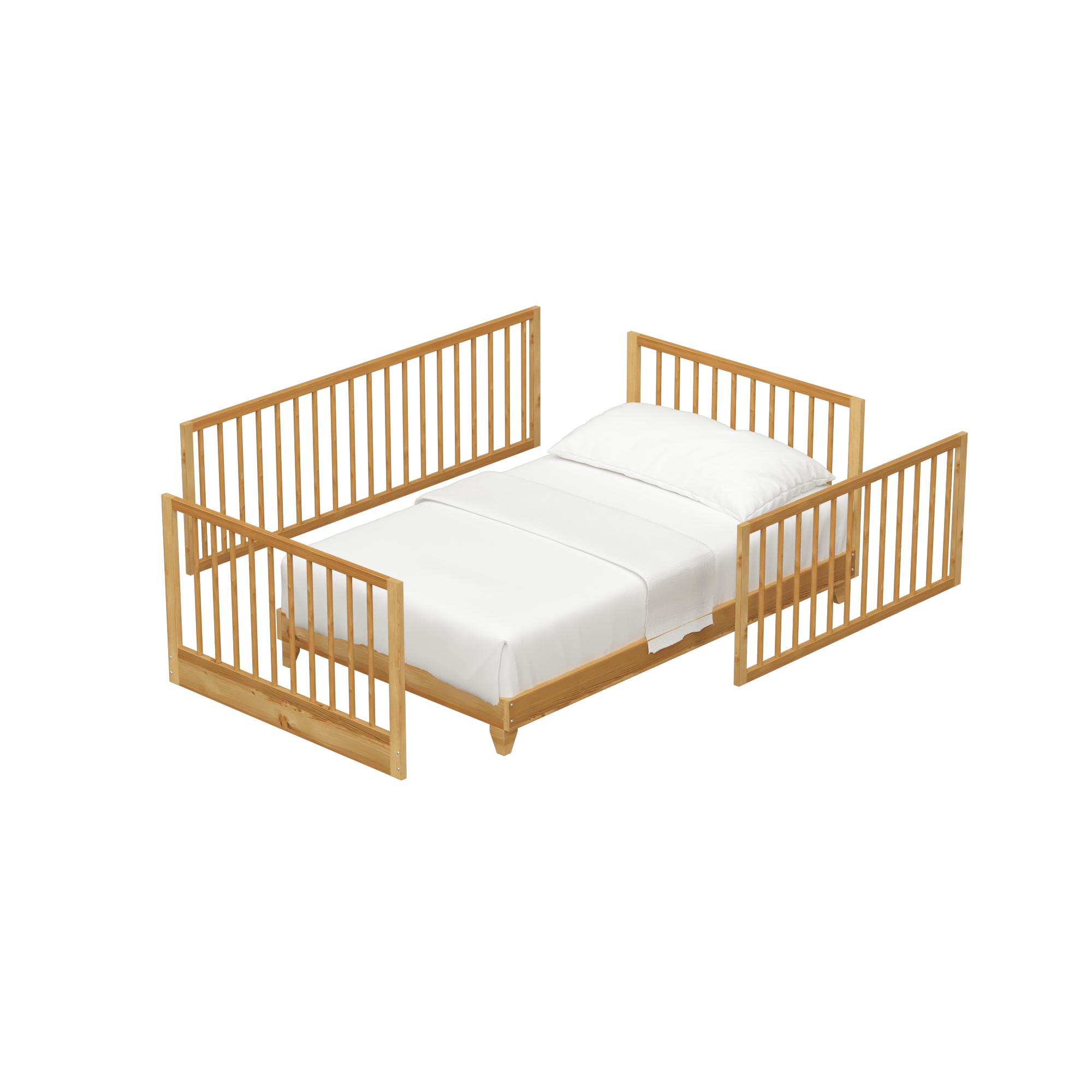 CAMA MONTESSORI EVOLUTIVA DESARMABLE + PATAS - Imagen 2