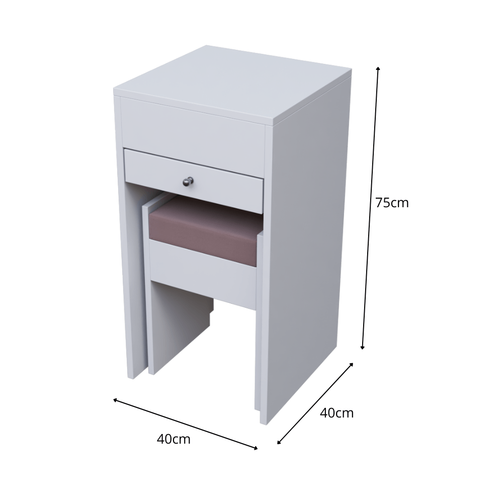 TOCADOR PLEGABLE + ASIENTO - Imagen 4
