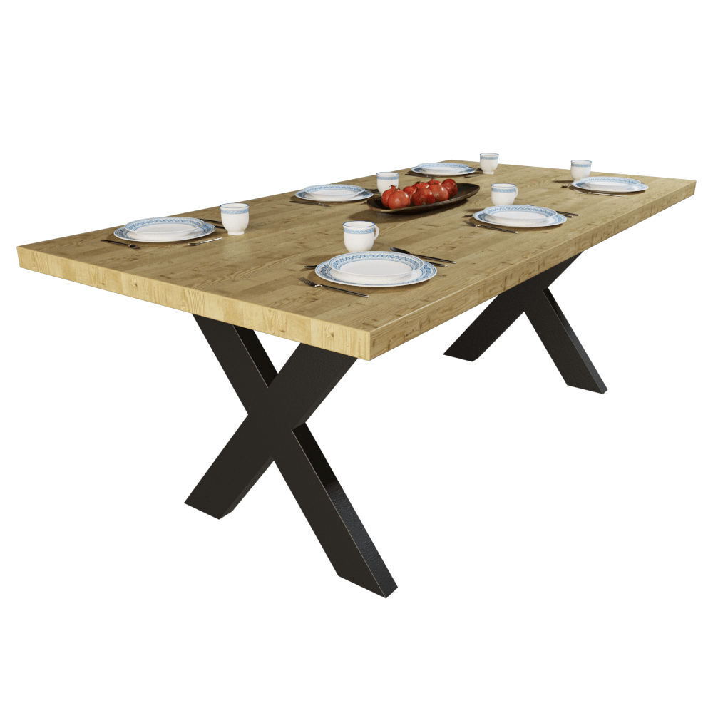 MESA KORIÑA + ESTRUCTURA CON ACABADO AL HORNO - Imagen 2