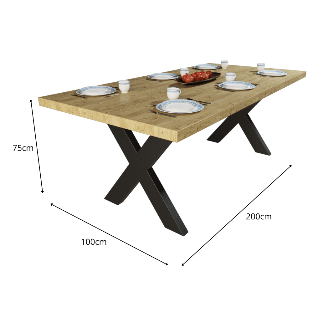 MESA KORIÑA + ESTRUCTURA CON ACABADO AL HORNO - Imagen 4