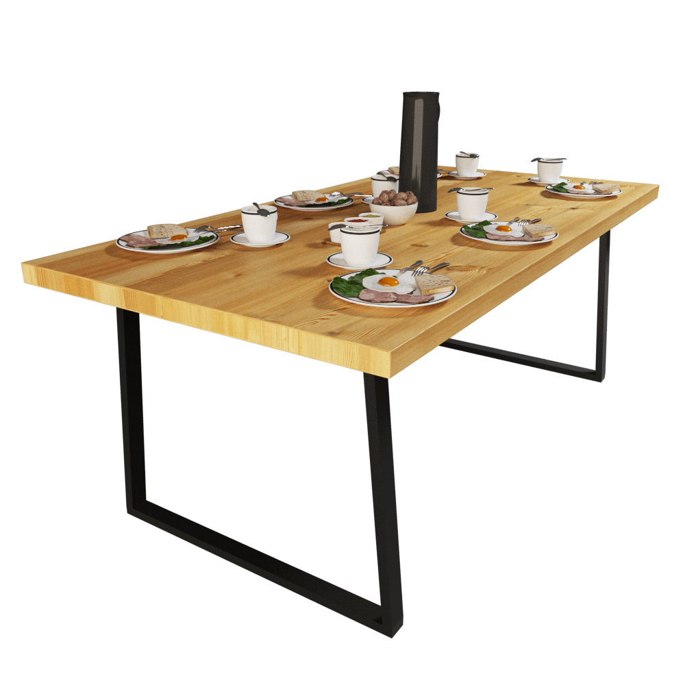 MESA SUMARA + ESTRUCTURA CON ACABADO AL HORNO - Imagen 2
