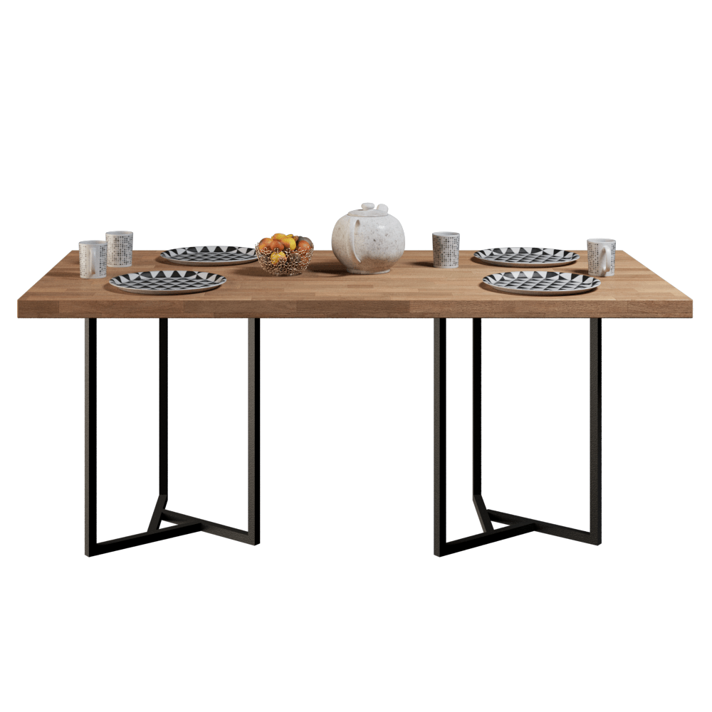 MESA AYANA + ESTRUCTURA CON ACABADO AL HORNO - Imagen 3