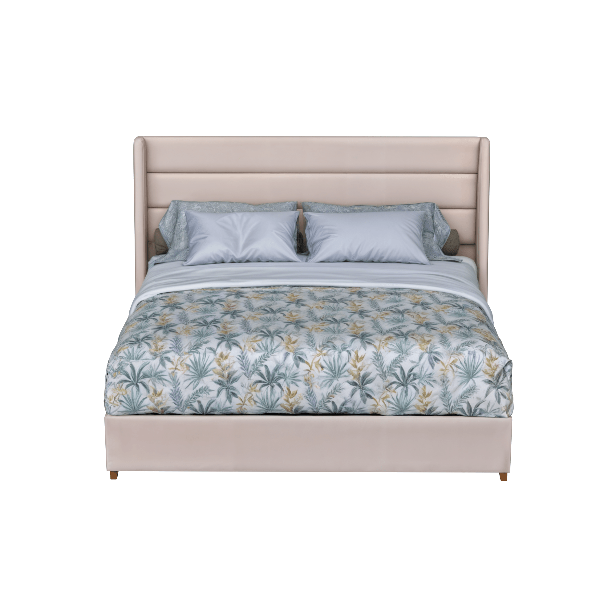 Cama tapizada Estocolmo - Color Beige (Tela antifluido) - Imagen 3
