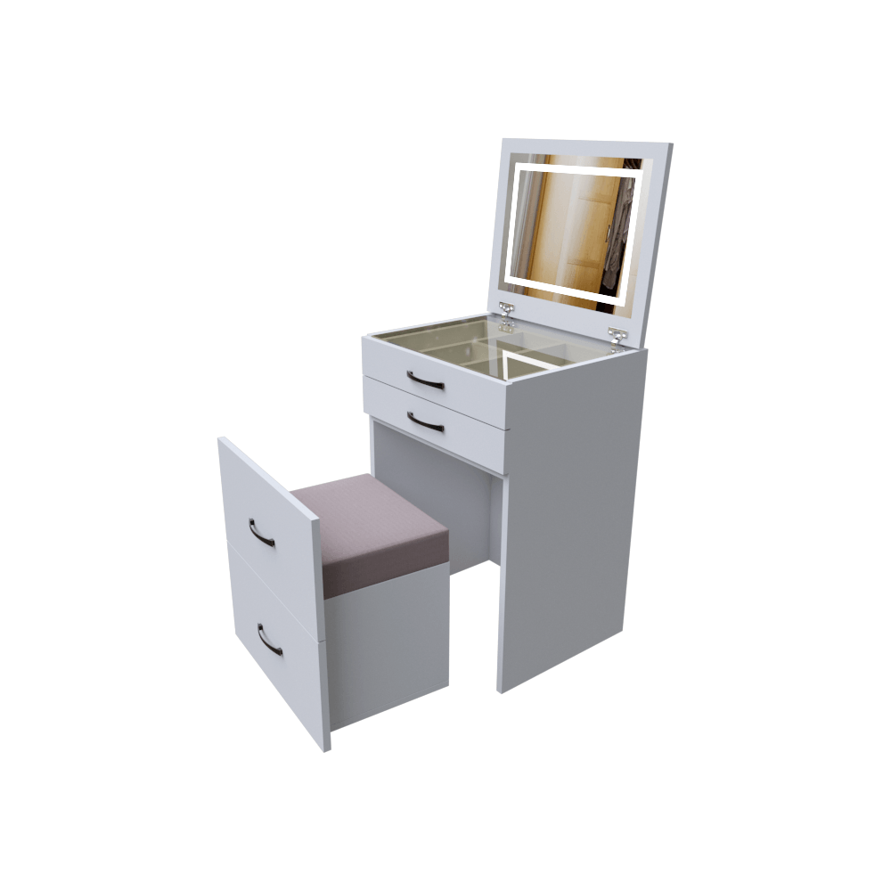 TOCADOR PLEGABLE + ASIENTO + CAJONES - Imagen 3