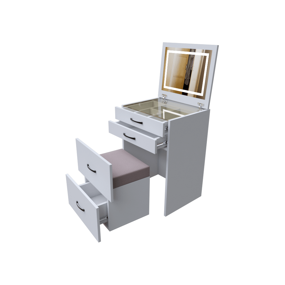 TOCADOR PLEGABLE + ASIENTO + CAJONES - Imagen 4