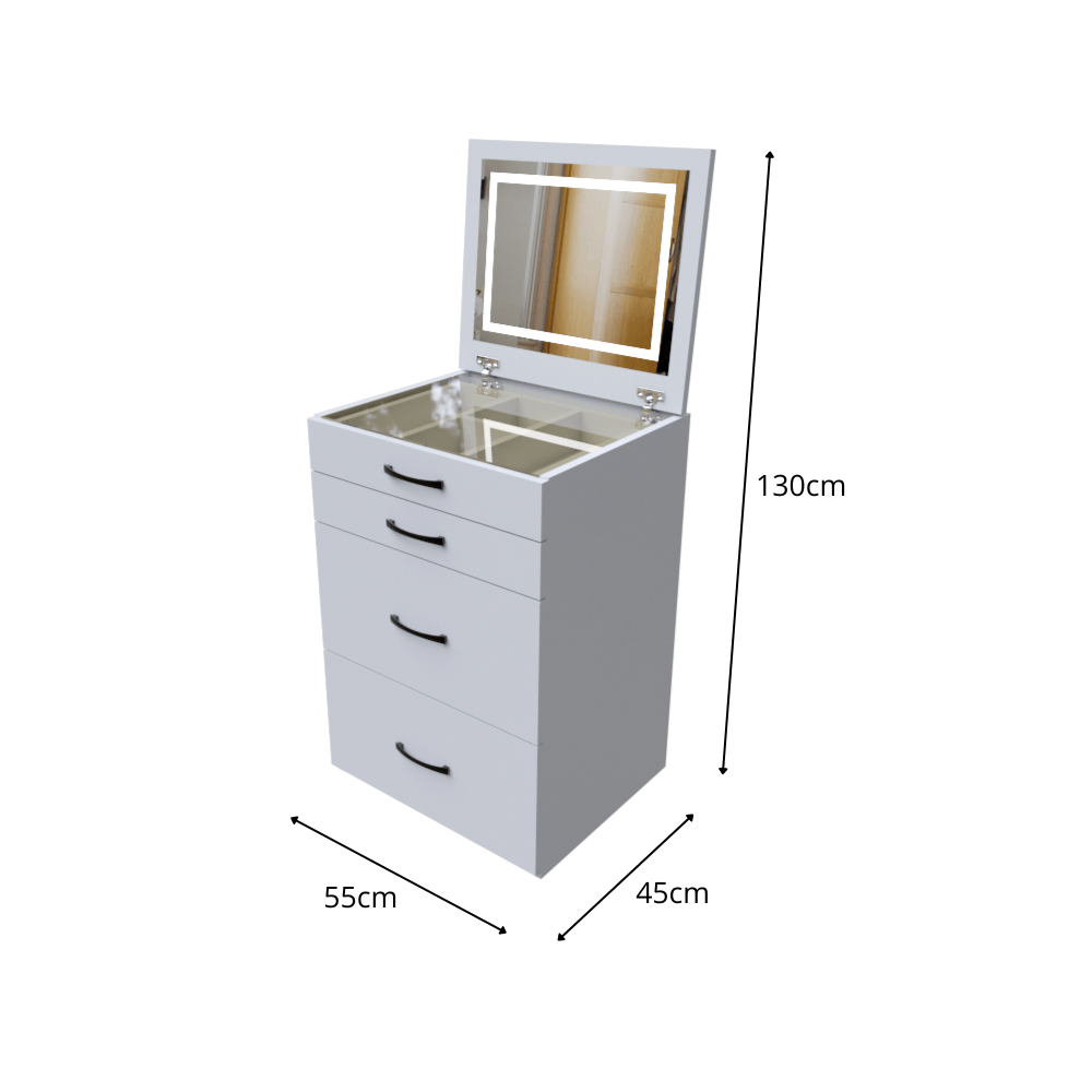TOCADOR PLEGABLE + ASIENTO + CAJONES - Imagen 6