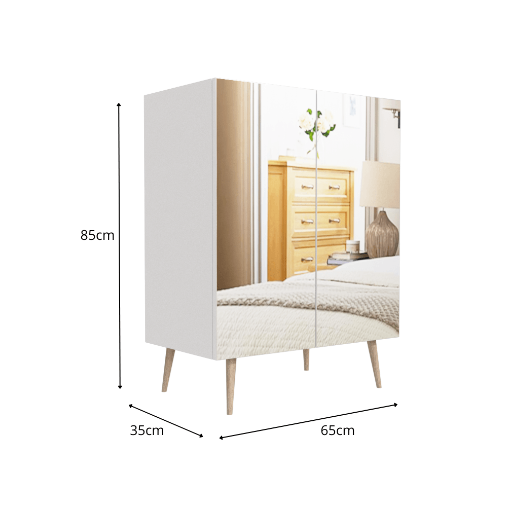 ZAPATERO CLÁSICO + PUERTAS CON ESPEJO Y SISTEMA PUSH - Imagen 4