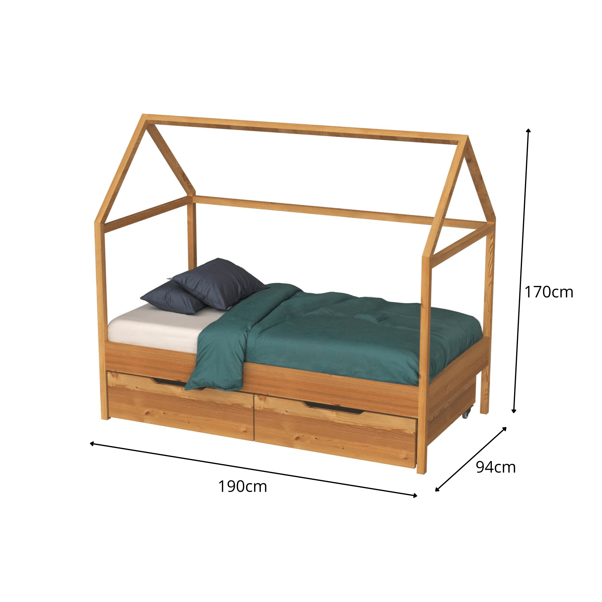 CAMA MONTESSORI TOBY + CAJONES - Imagen 4