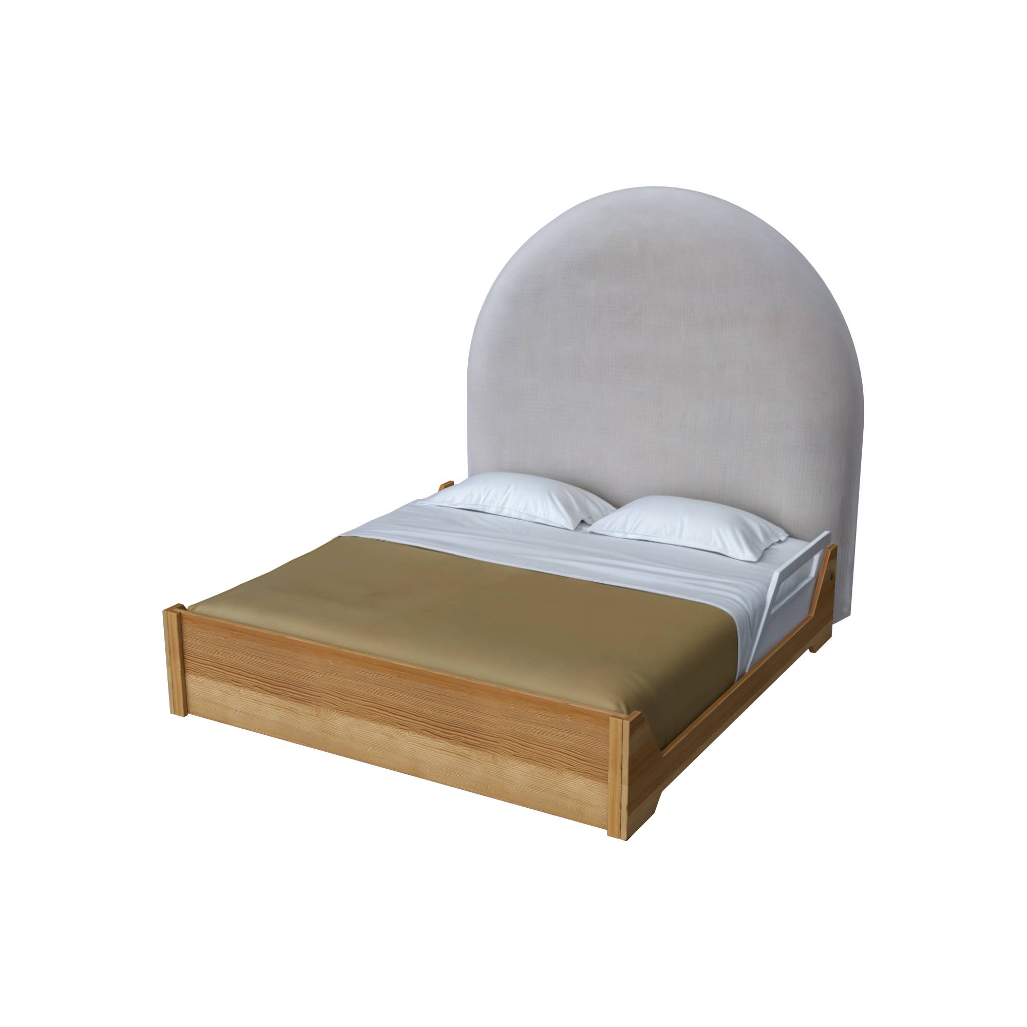 Cama Tapizada Lyon - Imagen 2