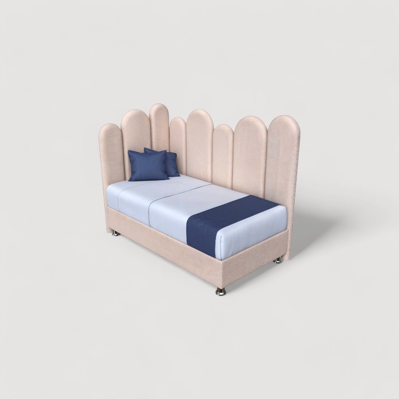 Cama Tapizada Nube - Tela antifluido