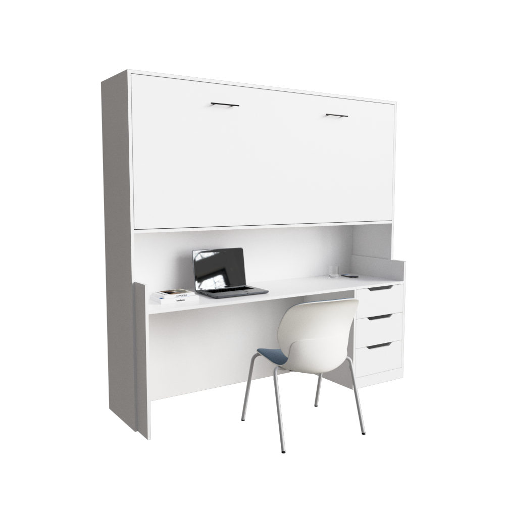 Cama abatible Cupo + Escritorio + Escalera - Imagen 2