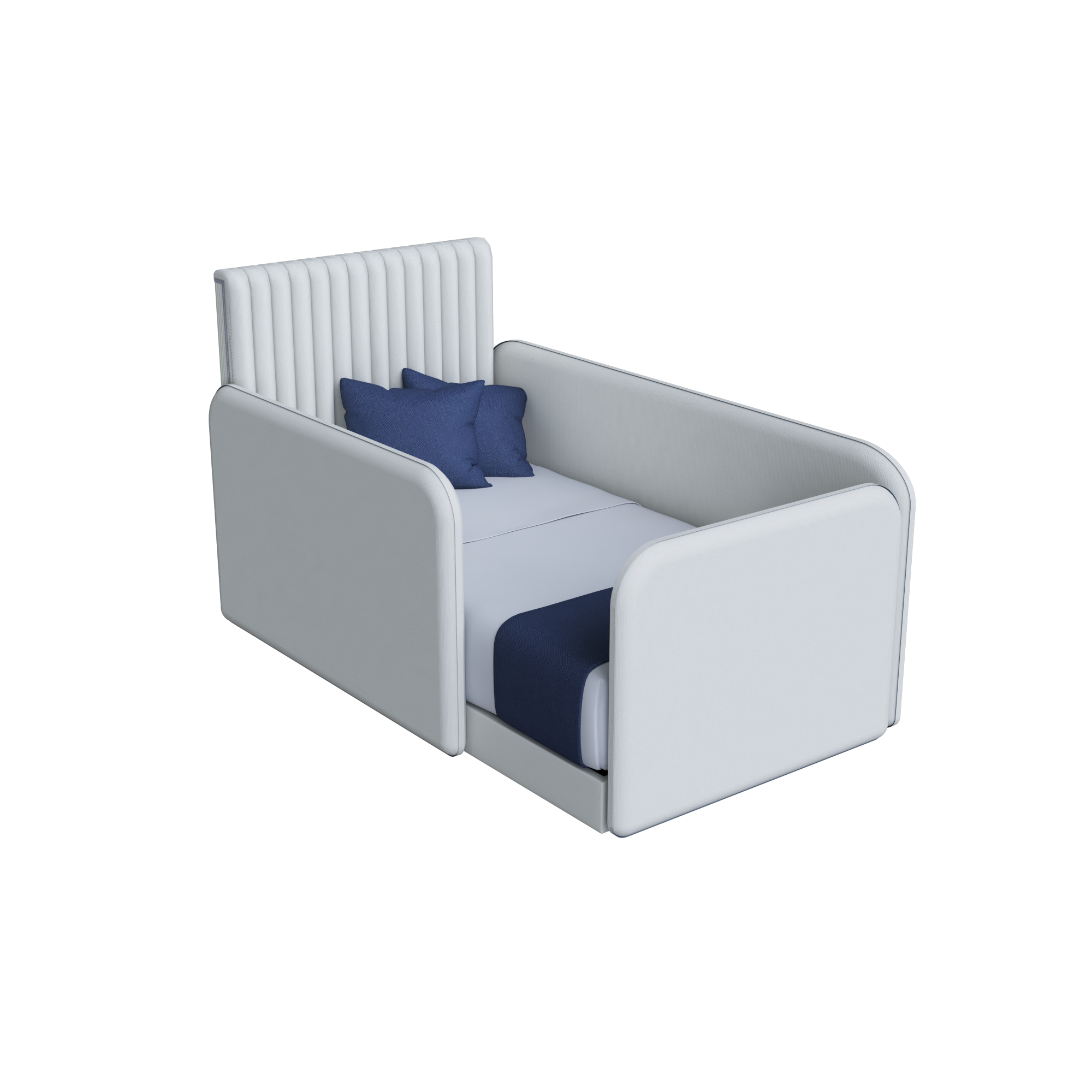 CAMA MONTESSORI EVOLUTIVA DE CUERO + PATAS - Imagen 2