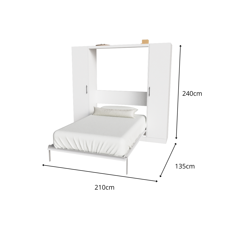Cama abatible 2 pilares - Imagen 4