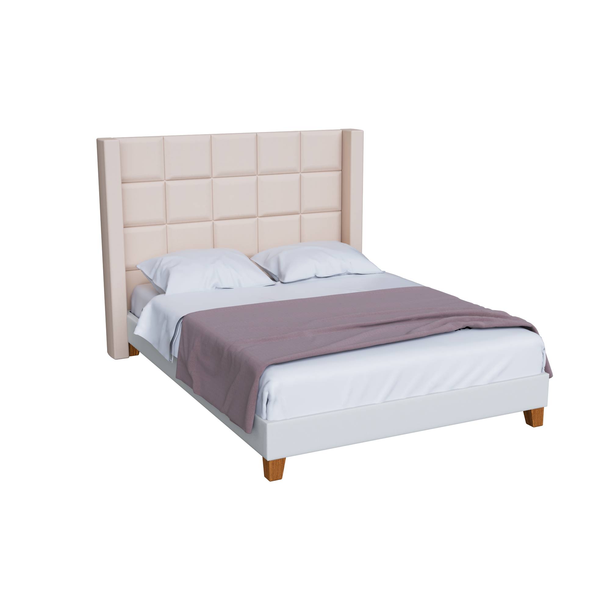 Cama tapizada Miki + Cabecera con bastones (Tela antifluido) - Imagen 2