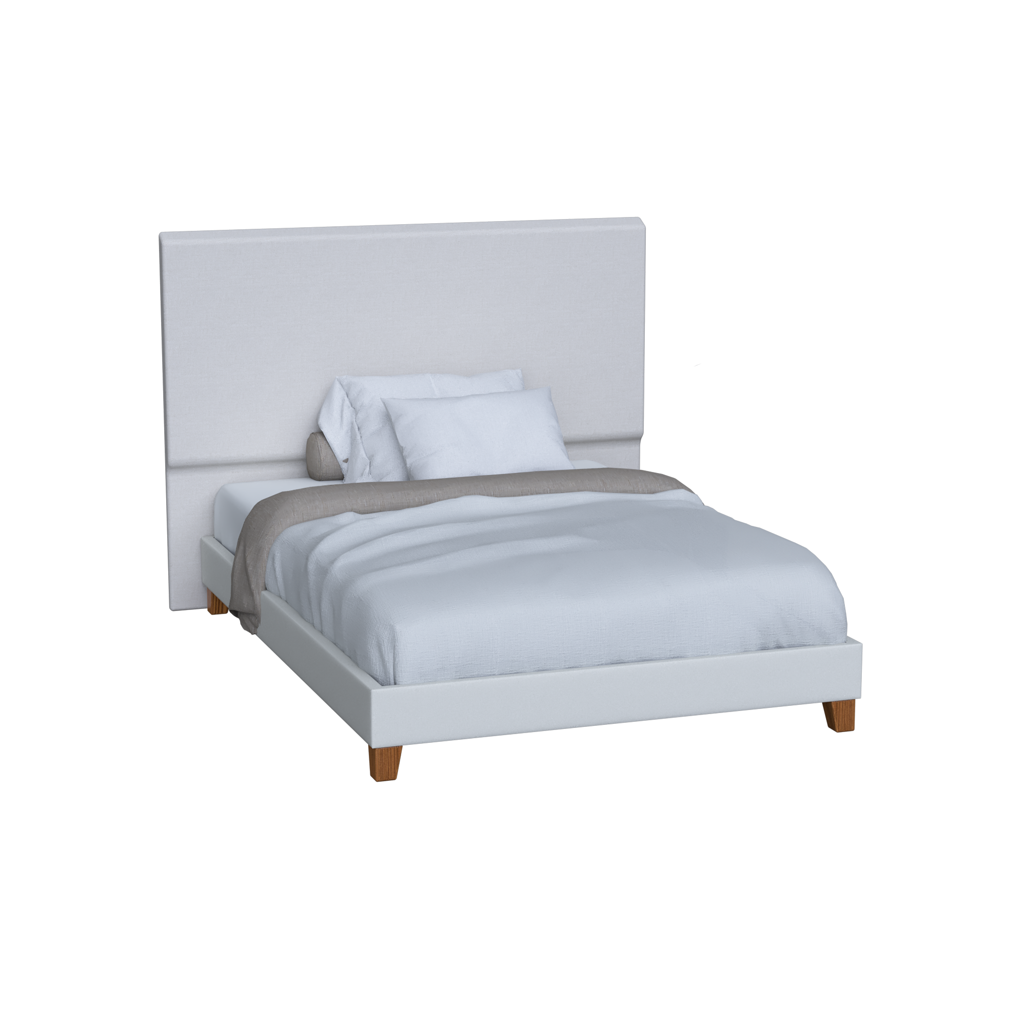 Cama tapizada Foxi + Cabecera (Tela antifluido) - Imagen 2