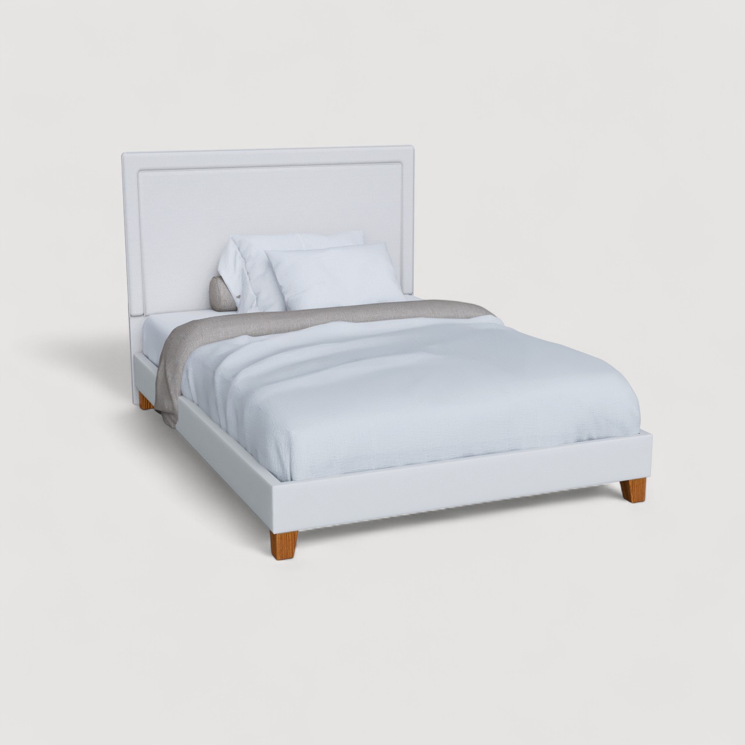 Cama tapizada Flor + Cabecera (Tela antifluido)